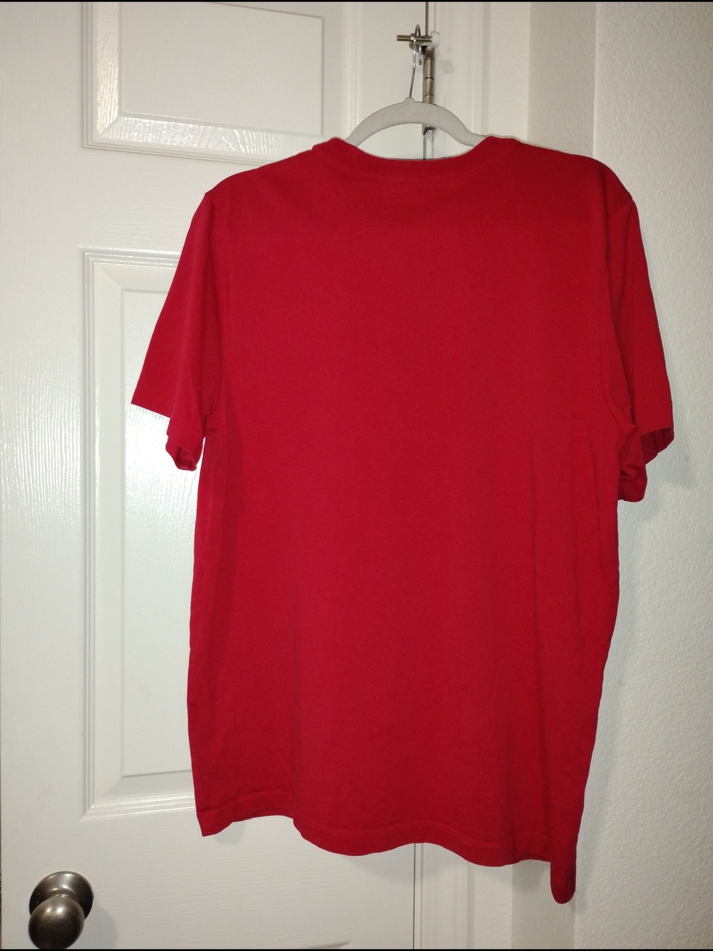 Jordan Red Tee with Black Jumpman and White Lettering - Picture 4 of 4